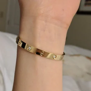 Toned Love Band Bangle Bracelet